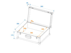 ROADINGER Universal Case Tour Lock Pro black