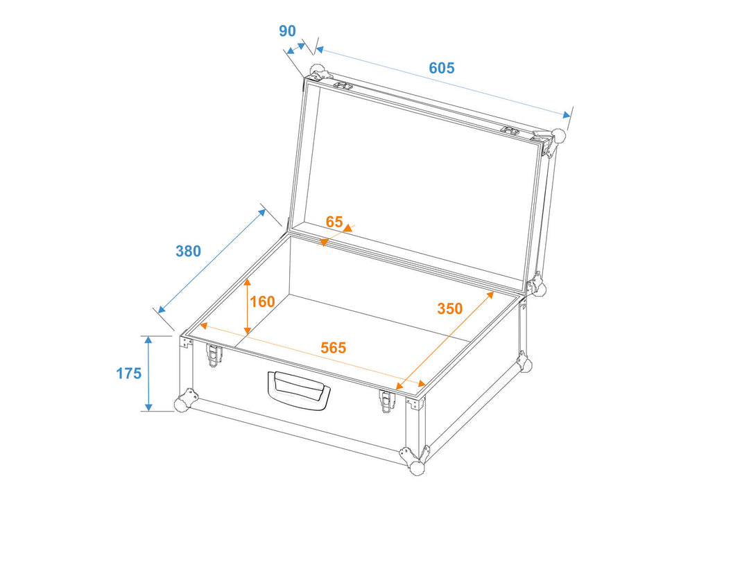 ROADINGER Universal Case Tour Lock Pro black