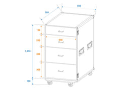 ROADINGER ODS-1 Universal Drawer Case with wheels