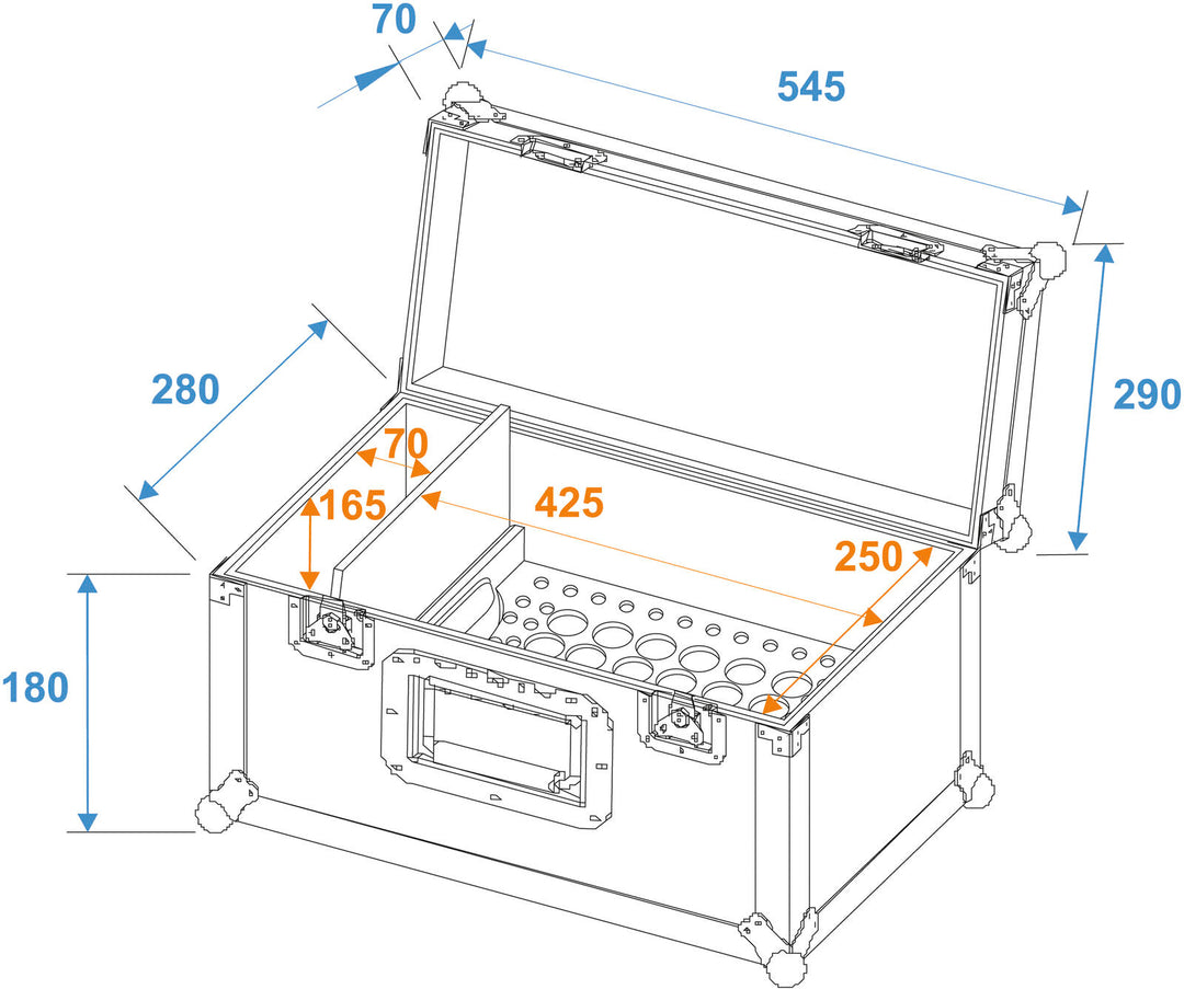 ROADINGER UKAC-50 Universal Cone Adapter Case