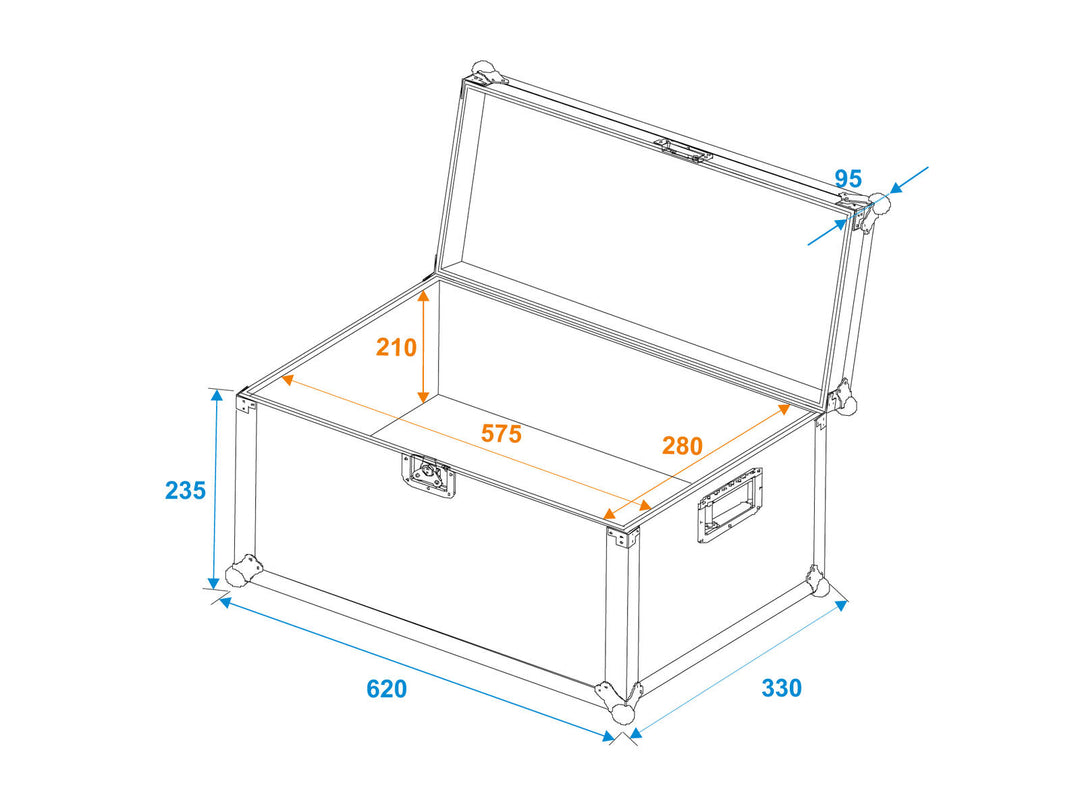 ROADINGER Universal Transport Case 60x30x30cm