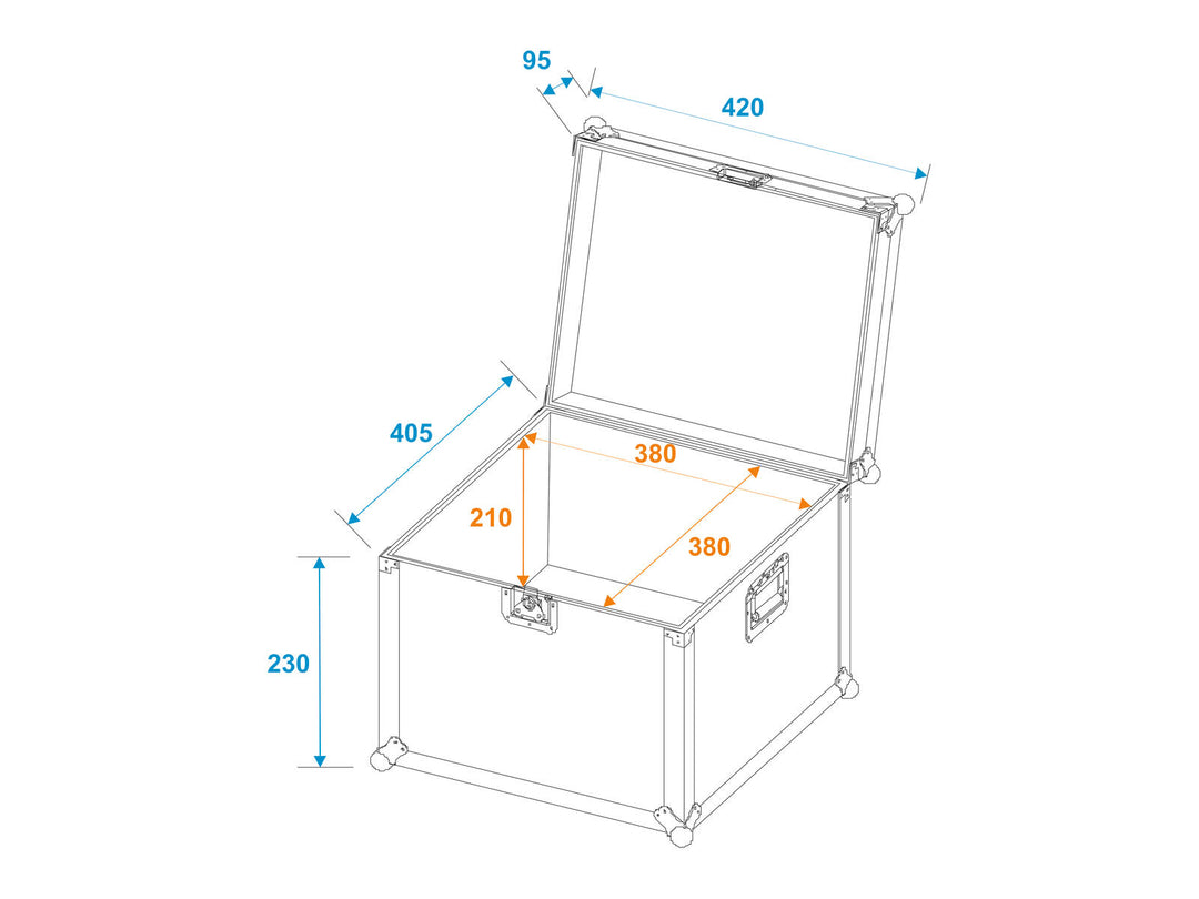 ROADINGER Universal Transport Case 40x40x30cm