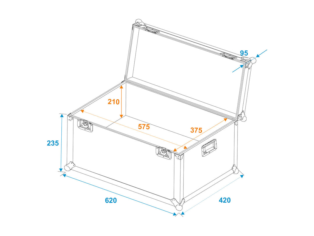ROADINGER Universal Transport Case 60x40x30cm
