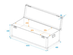 ROADINGER Universal Transport Case 100x40x30cm