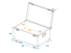 ROADINGER Universal Transport Case 60x40cm with wheels