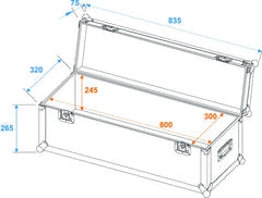 Eurolite Flightcase Pro (80 x 30 x 30cm)