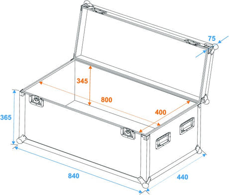 Eurolite Flightcase Pro (80 x 40 x 40cm)