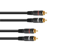 OMNITRONIC RCA Cable 2x2 15m