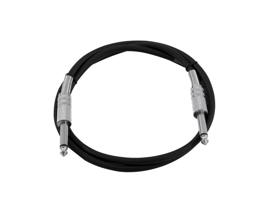 OMNITRONIC Jack Cable 6.3 mono 1m bk