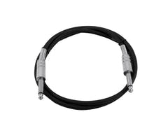 OMNITRONIC Jack Cable 6.3 mono 1.5m bk