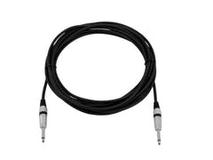 OMNITRONIC Jack Cable 6.3 mono 6m bk ROAD