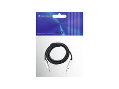 OMNITRONIC Jack Cable 6.3 stereo 3m bk ROAD