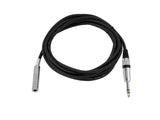 OMNITRONIC Jack extension 6.3 stereo 3m bk