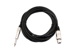 OMNITRONIC Adapter Cable XLR(F)/Jack mono 2m bk