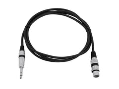 OMNITRONIC Adapter Cable XLR(F)/Jack stereo 2m bk