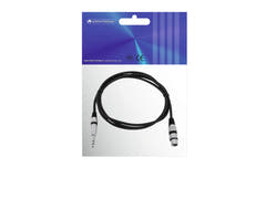 OMNITRONIC Adapter Cable XLR(F)/Jack stereo 2m bk