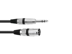 OMNITRONIC Adapter Cable XLR(M)/Jack stereo 2m bk