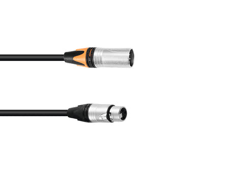 PSSO Adapter Cable DMX XLR 5-pin/3-pin 0.3m bk