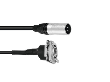 PSSO Patch Cable XLR(M)/XLR(F) S 1m bk