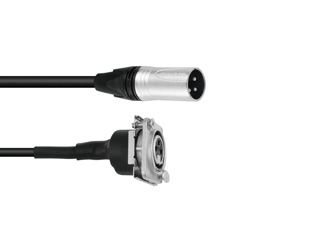 PSSO Patch Cable XLR(M)/XLR(F) S 1m bk
