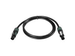 PSSO Speaker cable Speakon 4x2.5 0.5m bk