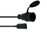 OMNITRONIC Adapter Cable IEC(M)/Safety Plug(F) 1m