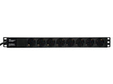 Eurolite R-19-8 1U Rack Strømfordeler (Schuko)