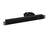 Eurolite R-19-8 1U Rack Strømfordeler (Schuko)
