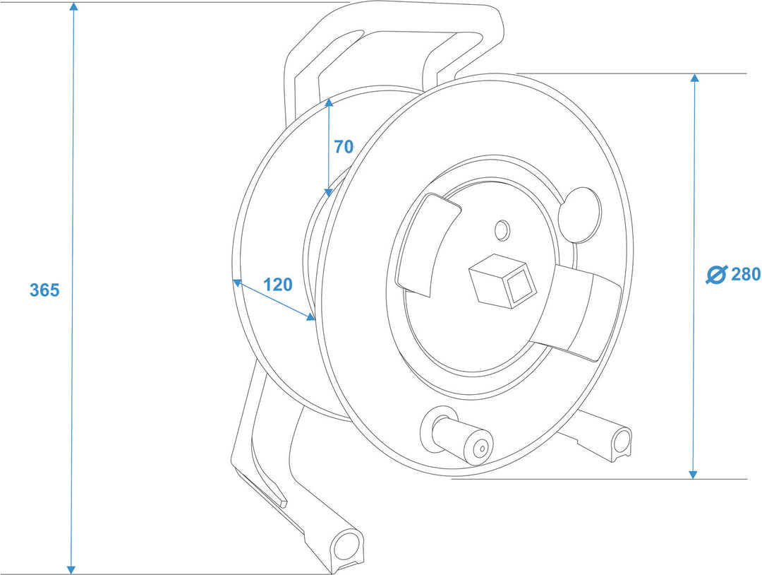 SCHILL Cable Drum IT266.RM A=280/C=11