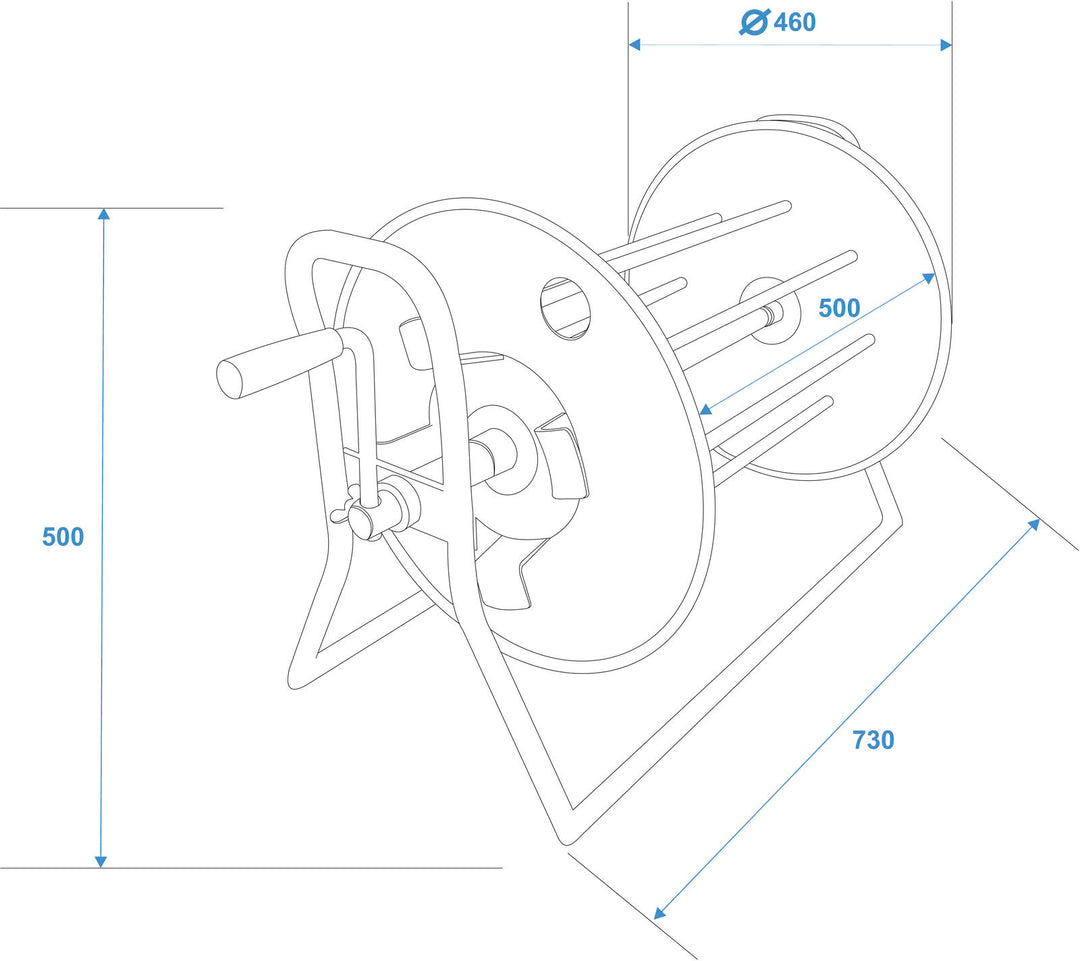 SCHILL Cable Drum SK4602.RM A=460/C=500