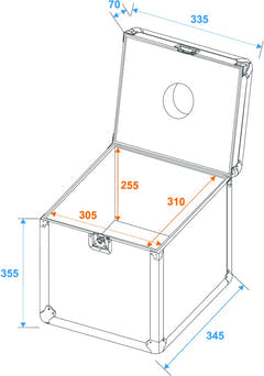 Eurolite Flightcase til Diskokugle (30cm)