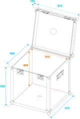 Roadinger Flightcase til Diskokugle (50cm)