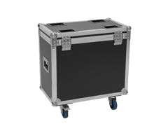 ROADINGER Flightcase 2x IP TMH-H420 with wheels