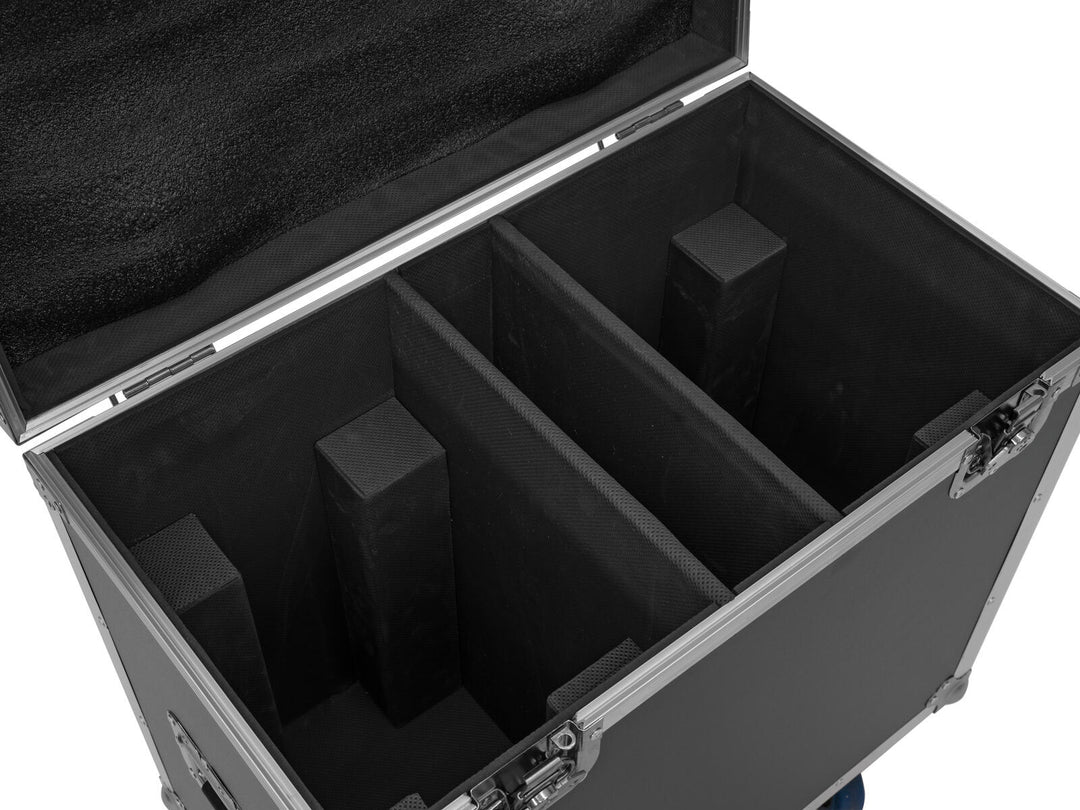 ROADINGER Flightcase 2x IP TMH-H420 with wheels