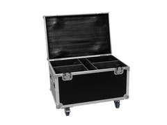 EUROLITE Set 4x LED TMH-X4 white + Case with wheels