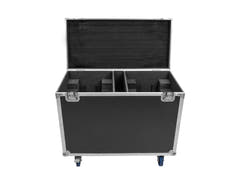 ROADINGER Flightcase 2x IP TMH-H760 with wheels