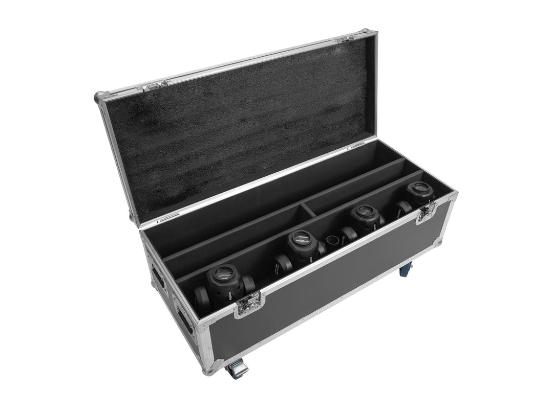 ROADINGER Flightcase 2x LED TMH Bar-S120 with wheels