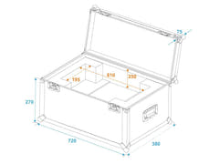 ROADINGER Flightcase til følgespot SL-160/SL-350