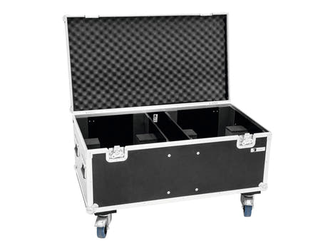 ROADINGER Flightcase 2x THA-250F with wheels