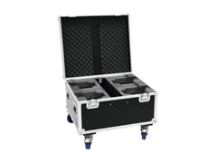ROADINGER Flightcase 4x LED TMH-X1 Moving Head Beam with wheels