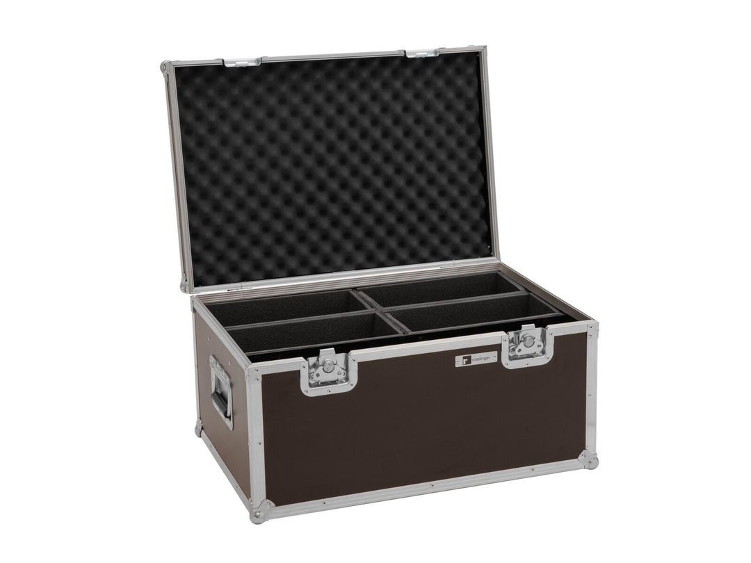 EUROLITE Set 4x LED 7C-12 Silent Slim Spot + Case