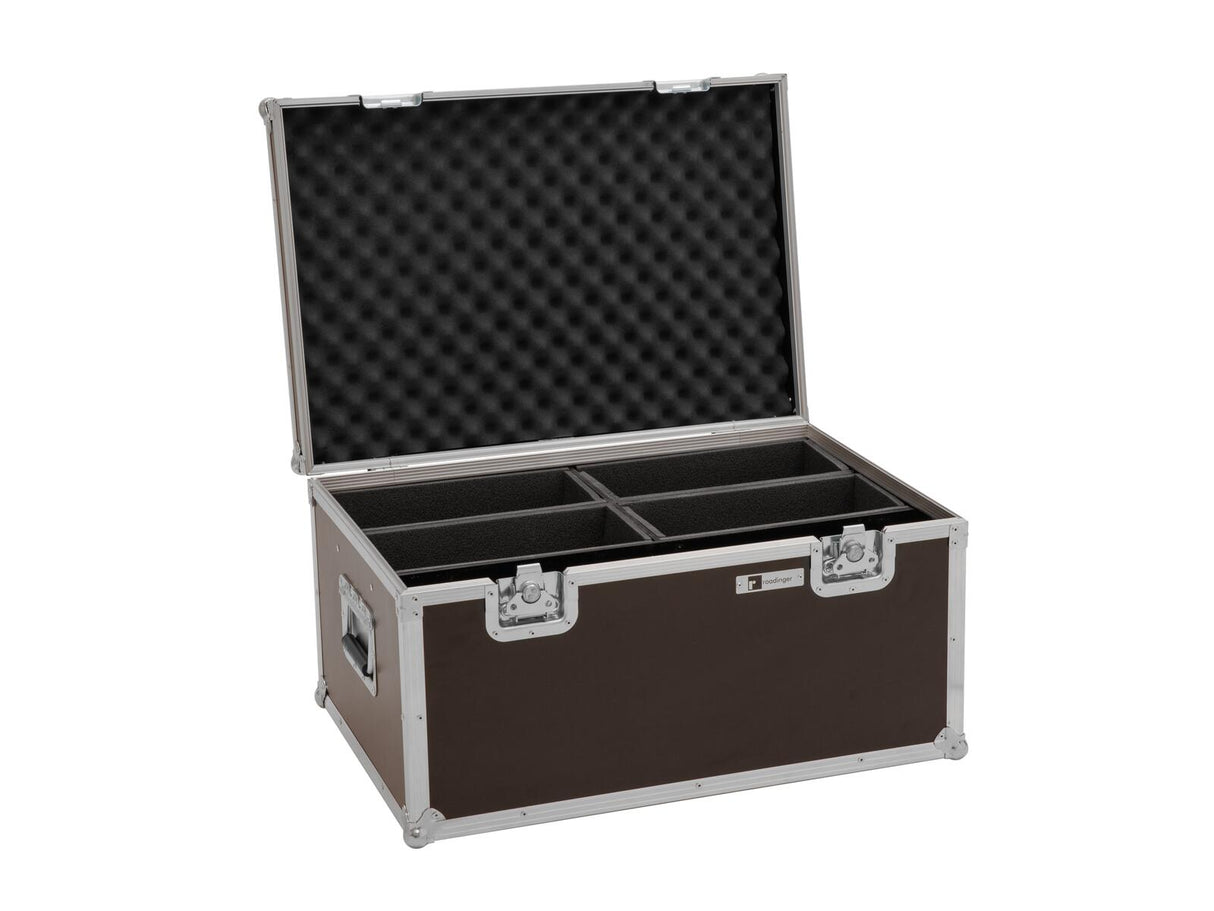 EUROLITE Set 4x LED 4C-12 Silent Slim Spot + Case