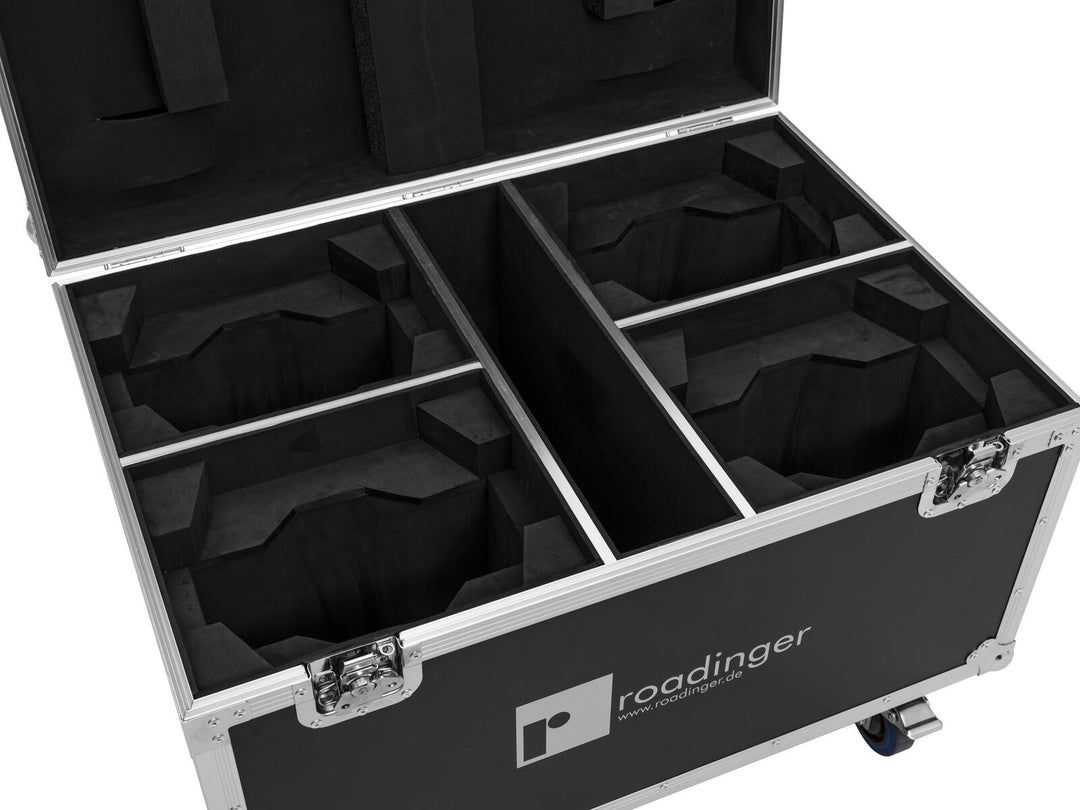 ROADINGER Flightcase 4x EYE-740 MK2 with wheels