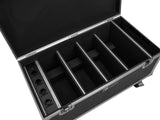 ROADINGER Flightcase 4x AKKU Multiflood IP 8x10W RGBW Wash CRMX with charging function