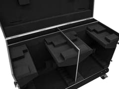 ROADINGER Flightcase 2x DMH-640 with wheels