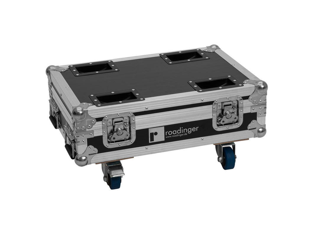 ROADINGER Flightcase 8x AKKU Mini IP UP-4 QCL Spot MK2 with charging function