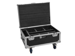 EUROLITE Set 6x AKKU IP TL-3 QCL + Case with wheels and charging function