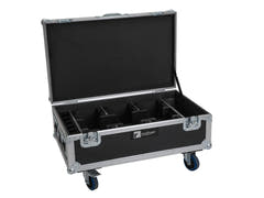 EUROLITE Set 6x AKKU UP-4 QCL Spot QuickDMX MK2 + Flightcase with wheels and charging function