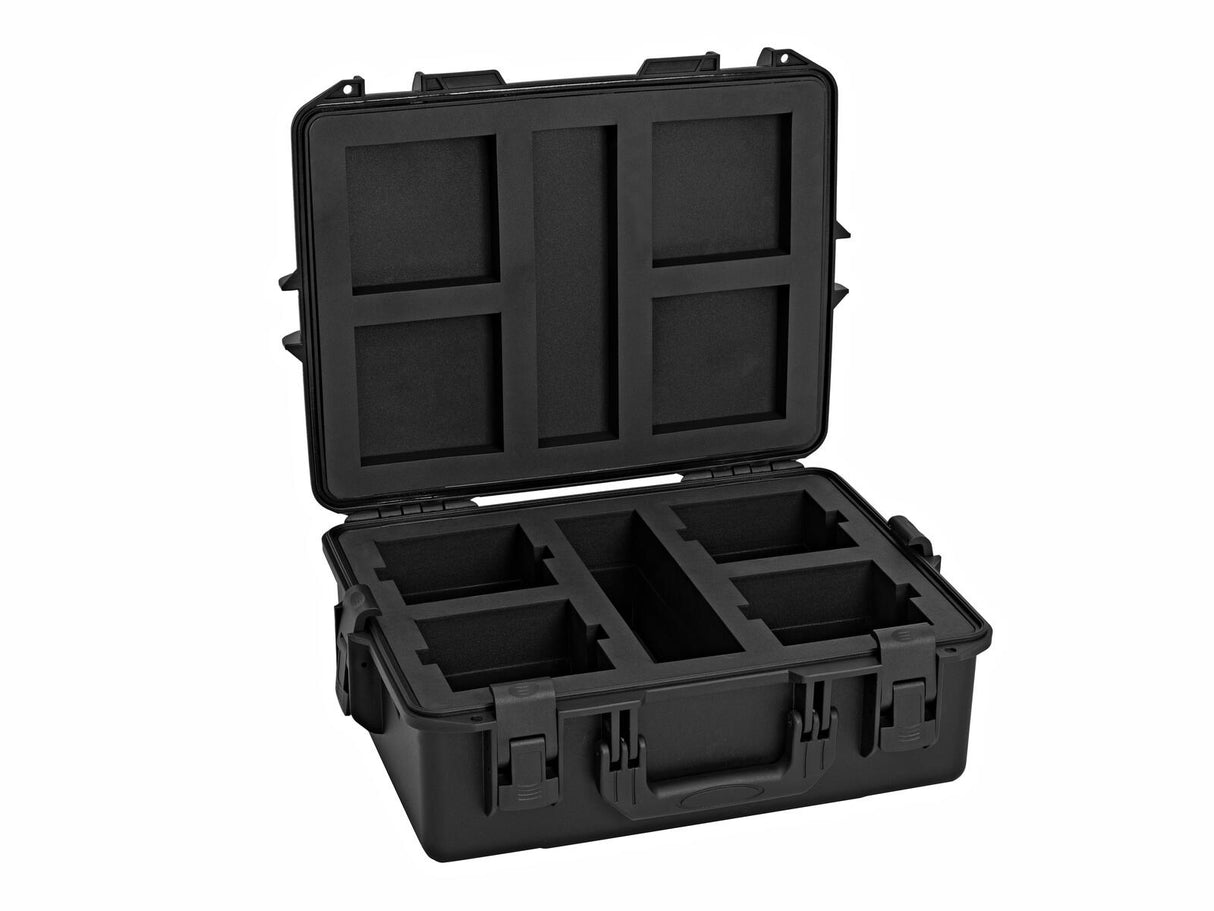 EUROLITE Set 4x AKKU UP-4 QCL Spot QuickDMX MK2 + Plastic case