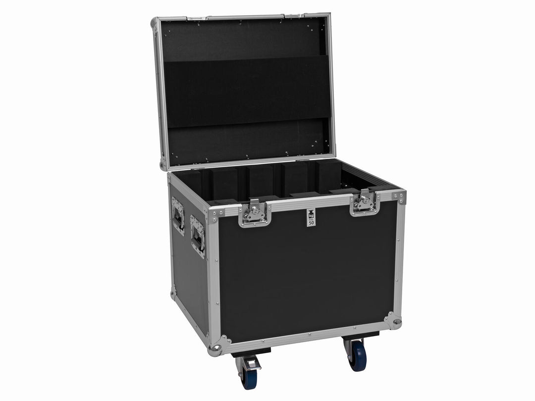 EUROLITE Set 4x LED Pixel Matrix Panel 5x5 RGB/WW + Flightcase with wheels